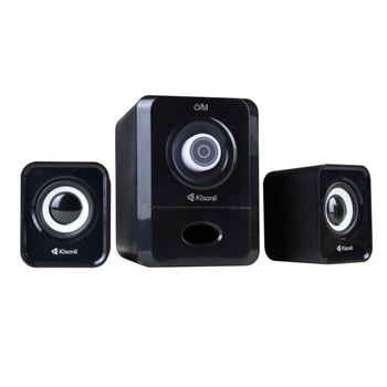 Комп'ютерні колонки Kisonli U-2900BT, 11W, USB, 3.5mm Чорний