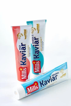 Паста з ікри норвезької тріски Mills Kaviar Omega 3 + Mild&Creamy + Original - 3шт.