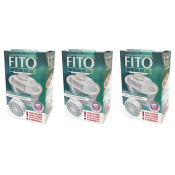 Картридж Fito Filter К-33 для фильтров кувшинов BRITA Maxtra, DAFI Unimax, Максфор (3 штуки)