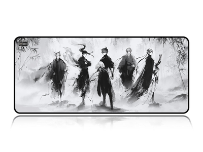 Игровая поверхность WorkPlaceShop Anime Пять Воинов 300х500 мм