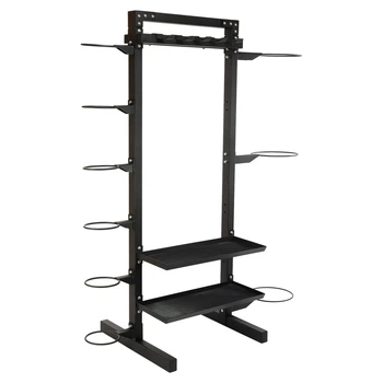Стеллаж модульный для инвентаря кроссфит LiveUp LP8897 STORAGE RACK 3ящ