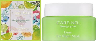 Маска увлажняющая для губ с ароматом лайма - Carenel Lime Lip Night Mask, 23 г