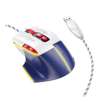 USB Миша Iгрова Hoco GM31 Overlord luminous Колір Білий синій