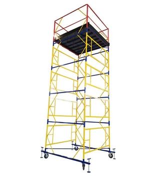 Вышка-тура VIRASTAR ПРОФІ 6+1 (8.7 м, 2x2 м) с домкратами (25683)