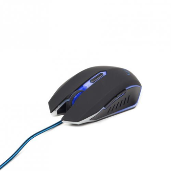 Мышь Gembird MUSG-001-B Black, Optical, USB, 2400 dpi, Gaming (MUSG-001-B)