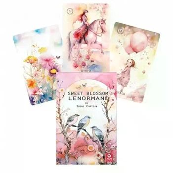 Карты Сладкий Цветочный Оракул Ленорман Sweet Blossom Lenormand Oracle 38 шт
