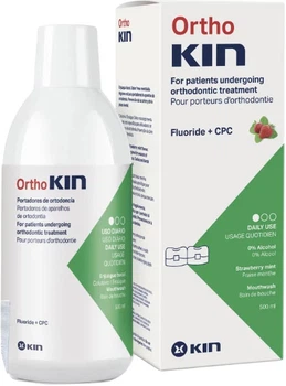 Ополіскувач Kin Ortho ортодонтичний Полунична м'ята 500 мл (8436026215623)