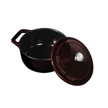 Порційна каструля Berlinger Haus Metallic Line 10 см 0.31 л Бордовий (BH-6495)