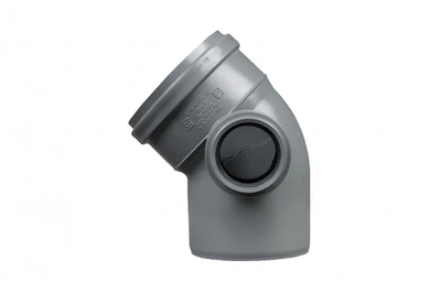 Коліно Sanibud 110х50х45 праве 45°