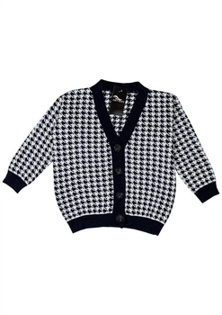 Кардиган ART KNIT Лапки Синий, 128-134см 026544