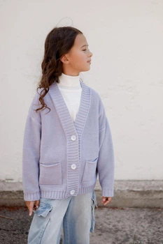 Кардиган дитячий ART KNIT Casual Сірий, 128-134см 034424