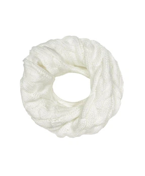 Снуд дитячий коса ART KNIT молочний, 17х100см 025399