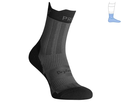 Носки компрессійні літні ShortDry PRO (чорно-сірі, M/40-43)