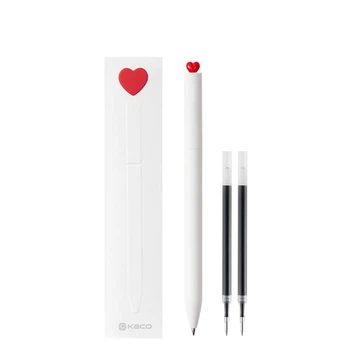 Ручка Youpin KACO First Heart Love Gel Pen White-Red (K1055)