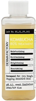 Поживна есенція-тонер для обличчя з екстрактом комбучі - Derma Factory Kombucha 80% Treatment 150ml (1378179-18844208)