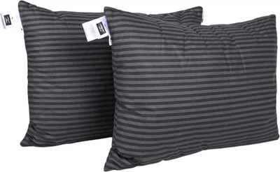 Набір подушок MirSon Сolor Fun Line 17-0611 Stripe Black № 0114 Bamboo середні 50x70 см 2 шт (2200011158594)