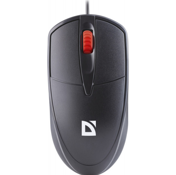 Проводная бесшумная мышка Defender Icon MB-057 3кн 1000dpi Black (52057)