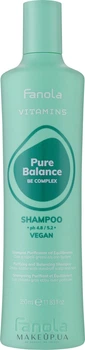 Очищувальний і балансувальний шампунь - Fanola Vitamins Pure Balance Shampoo *350ml (1199903-194522)
