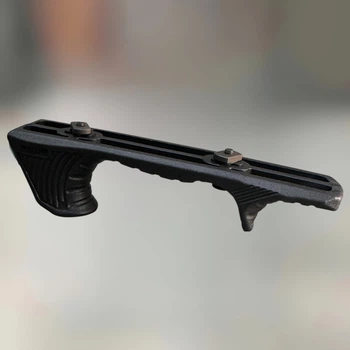 Рукоятка перенесення вогню DLG TACTICAL (DLG-169), Чорна, горизонтальна, на M-LOK, з гніздом для QD-антабки