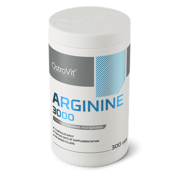 Л-Аргінін OstroVit (Arginine) 3000 мг 300 капсул
