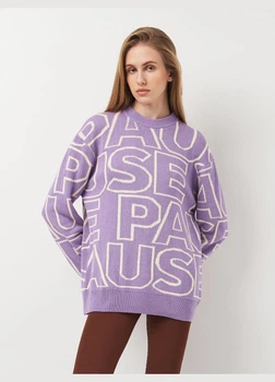 Светр H&M M Фіолетовий 1117078