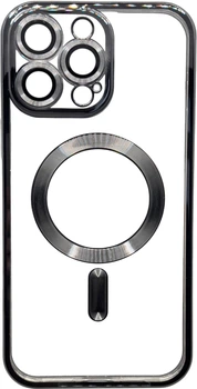 Чехол для смартфона Apple iPhone 16 Pro BeCover TPU Chrome Case MagSafe Black (BC_712080)