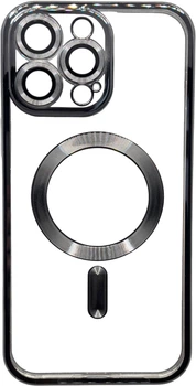 Чехол для смартфона Apple iPhone 16 Pro Max BeCover TPU Chrome Case MagSafe Black (BC_712085)