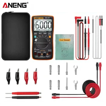 Мультиметр цифровой Aneng AN9002 PRO Оранжевый True RMS, Bluetooth