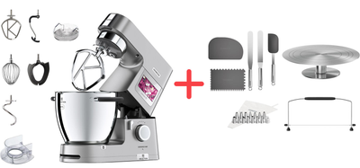 Кухонна машина Kenwood KCL95.004SI Cooking Chef XL+ Кондитерський набір Kenwood KWSD100 в подарунок!
