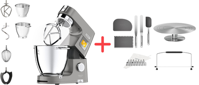 Кухонна машина KENWOOD Titanium Chef Patissier KWL90.004SI+ Кондитерський набір Kenwood KWSD100 в подарунок!