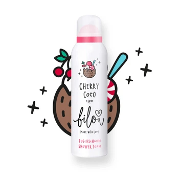 Bilou – крем-піна для душу Cherry Coco (Вишня та кокос), 200 мл