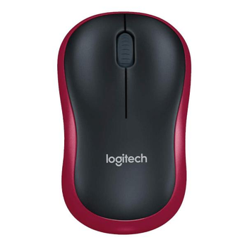 Беспроводная мышь Logitech M185 – компактный спутник для работы и отдыха красная
