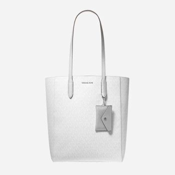Сумка шоппер женская из искусственной кожи Michael Kors 19291375 Белая (1159832155)