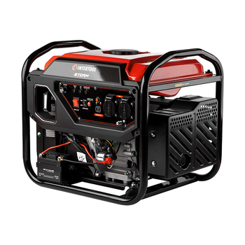 Генератор бензиновий інверторний INTERTOOL DT-1350 4.5/5 кВт, 220 В, 12 л, електро+ручний старт, мідна обмотка, STORM