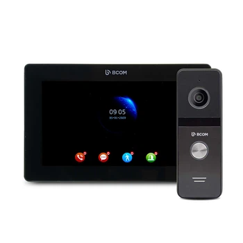 Комплект видеодомофона BCOM BD-770FHD Black Kit