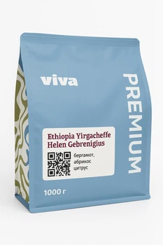 Кава Viva Coffee Ethiopia Yirgacheffe 1кг