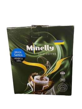Кофе в дрипах Minelly Brasil Santos 10 шт Минелли 100% Арабика