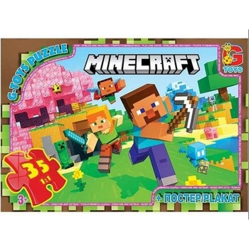 Пазли Minecraft (Майнкрафт), 35 ел Gtoys MC797
