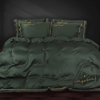 Комплект постільної білизни MirSon Дитячий 110х140 см Imperial Emerald Сатин (2200008576202)