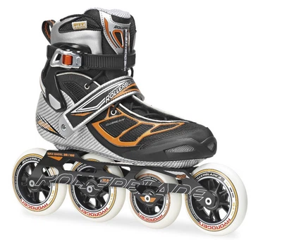 Роликові ковзани для дорослих Rollerblade TEMPEST 100 M 44.5 (11US) 290мм Silver/orange (07301800 955)