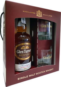 Виски Glen Turner 0.7 л 40% + 2 бокала (4820196540212)