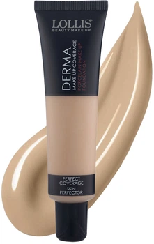 Тональный крем LOLLIS Derma Make Up Coverage Porcelain тон 001 35 мл (8681546112628)