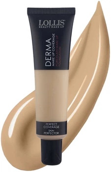 Тональний крем LOLLIS Derma Make Up Coverage Porcelain тон 002 35 мл (8681546112635)