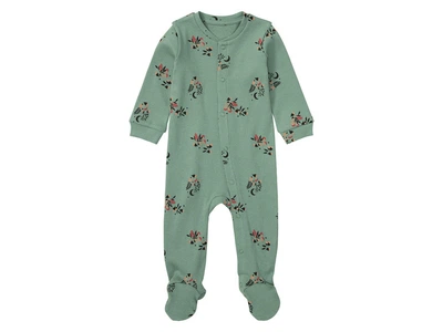 Человечек в рубчик для девочки Lupilu Ecoprint 428452 062 см (2-3 months) Зеленый