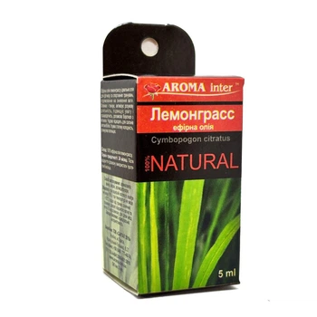 Ефірна олія Лемонграсс 5 мл(шт) AROMAINTER