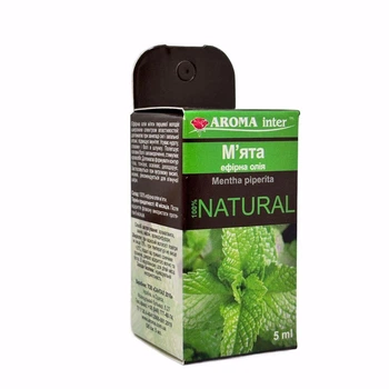 Ефірна олія Мята 5 мл(шт) AROMAINTER