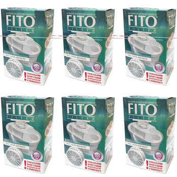 Картридж Fito Filter К-33 для фильтров кувшинов BRITA Maxtra, DAFI Unimax, Максфор (6 штук)
