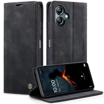 Чохол книжка з магнітом Samsung Galaxy A06 A065 CaseMe Black (40453-2B)