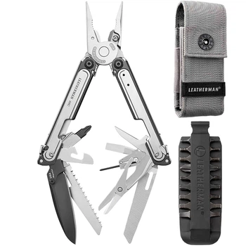 Мультитул Leatherman ARC (20 инструментов) + нейлоновый чехол + биты