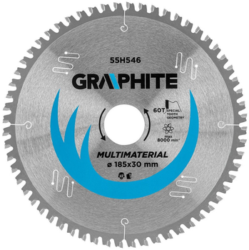 Tarcza do pilarki Graphite 185 x 30 mm 55H546 (5902062507525)